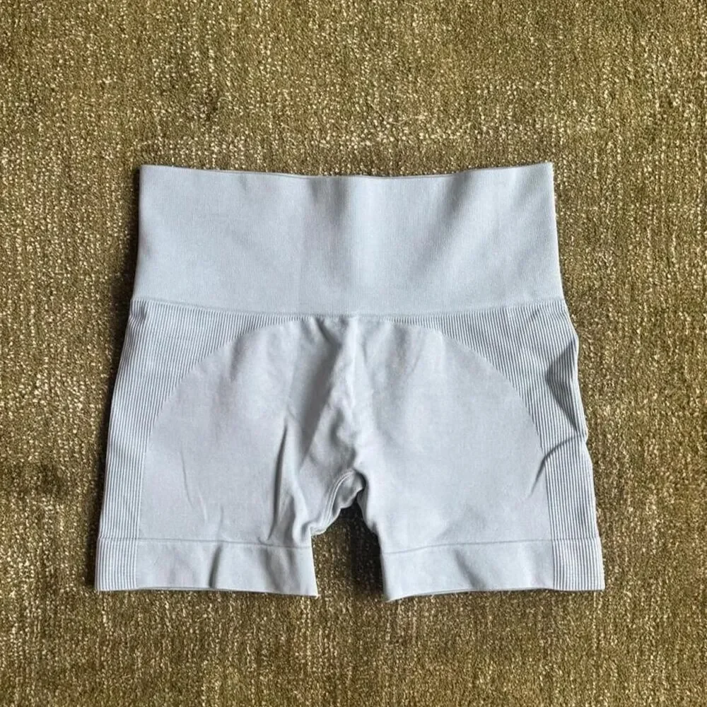 Set-active Women's Blue and Grey Shorts